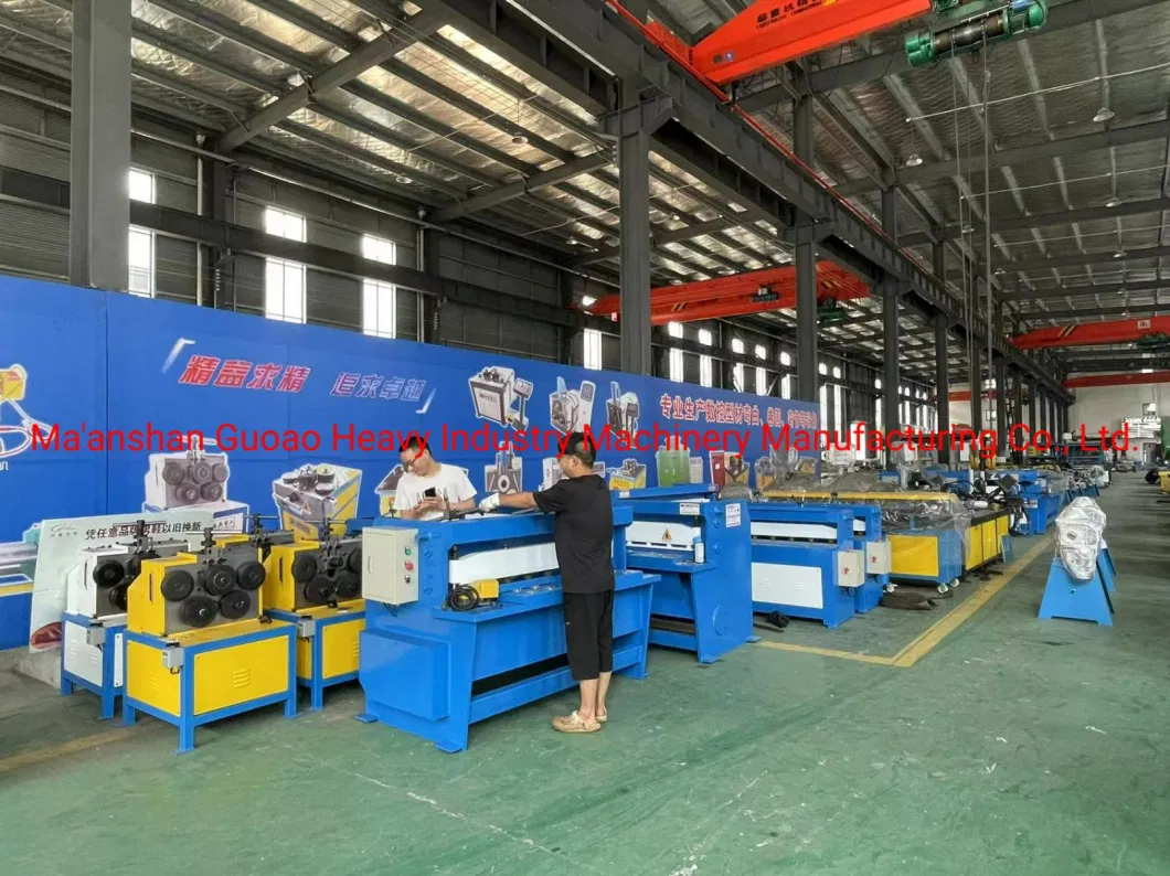 Rectangular HVAC Air Ductwork Tdf Flange Machine Duct Tdf Flange Making Machine for Square Pipes