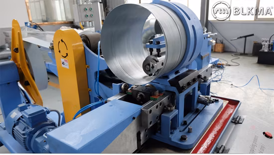 Máquina formadora de duto espiral de tubo de ar HVAC direto da fábrica, máquina anterior de tubo redondo espiral automático