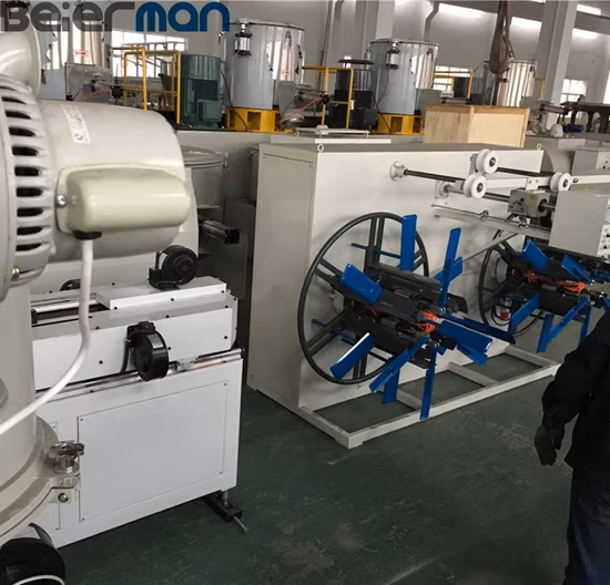 Linha de produção ondulada redonda do canal da única parede da máquina da tubulação ondulada tubulação concreta pré-esforçada de 35~140mm que faz a máquina