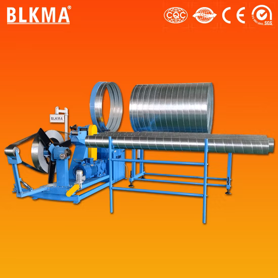 Máquina para fazer moldes fixos fáceis de operar em espiral redonda