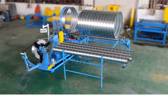 Linha de produção Máquina formadora de tubo Spiro, Máquina formadora de duto redondo em espiral