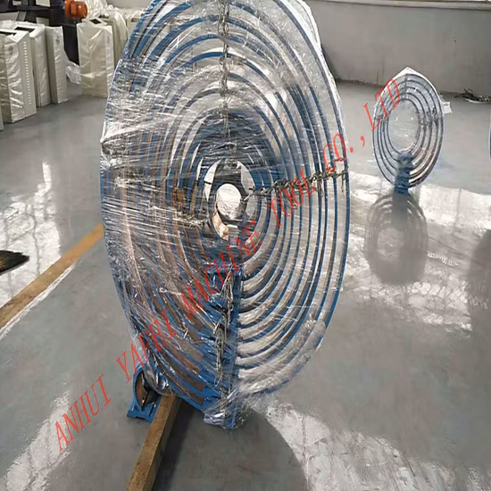 Máquina formadora de tubo espiral para produção de duto de ar redondo