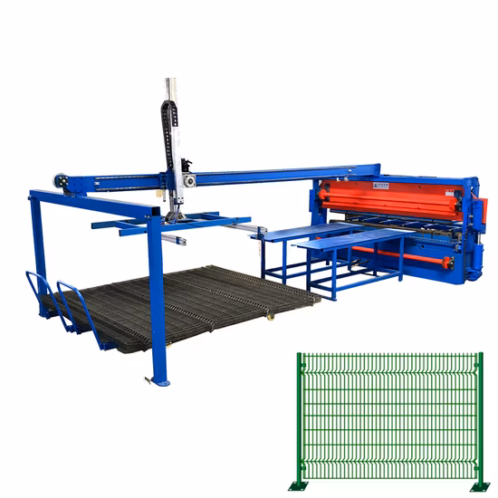 Máquina de soldadura revestida da rede de arame da cerca 3D do PVC para anti